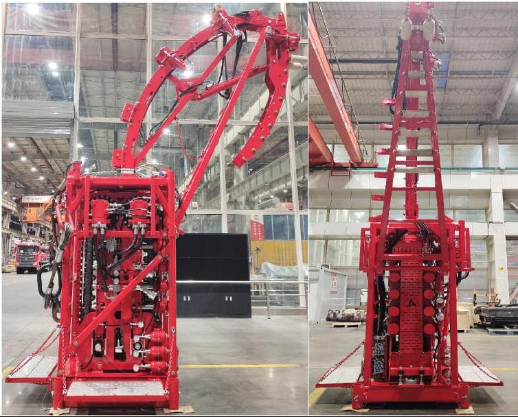 Coiled Tubing Injector Head and Gooseneck