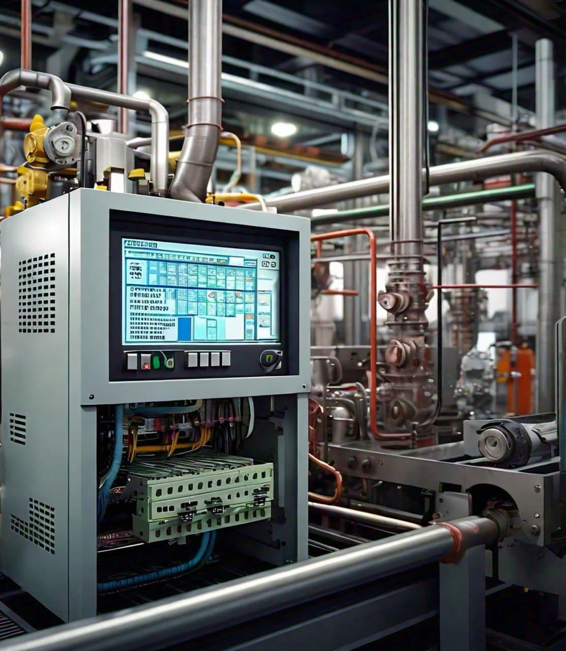 Wellhead Control Panel (WHCP) with HPU, gauges, and valve actuators for oil and gas safety